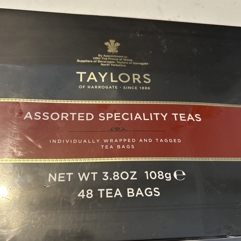 Taylors of Harrogate Assorted Specialty Teas Box 48 count 08/26 Tea Sample Pack - Picture 2 of 5